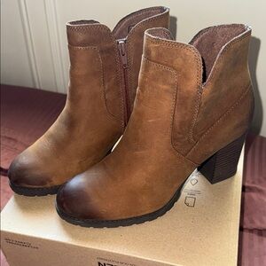 Clarks Brown Ankle Boots
